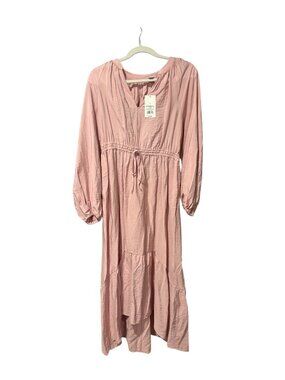 A New Day Long Sleeve Midi Dress